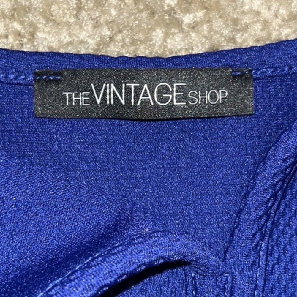 The vintage shop blue mini dress med - Picture 8 of 9